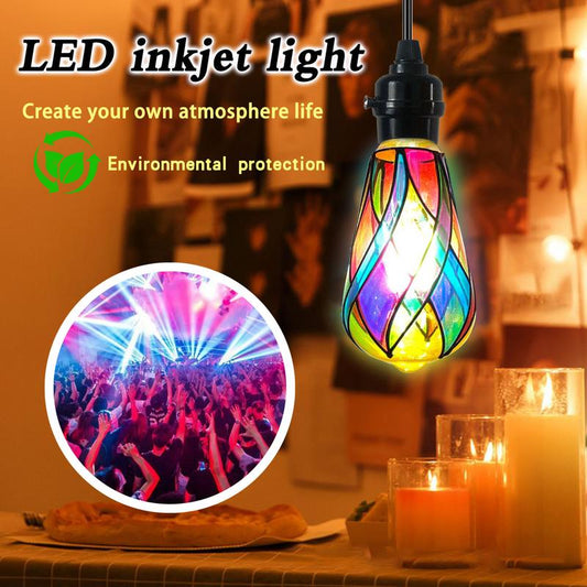 Stained Glass Light LED Bulb