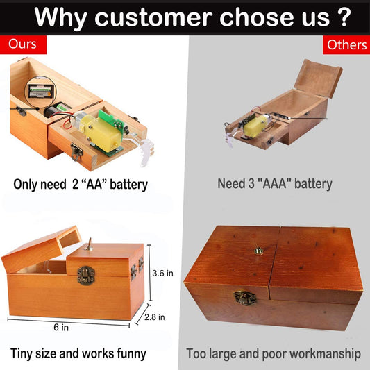 Leave Me Alone Wooden Useless Box