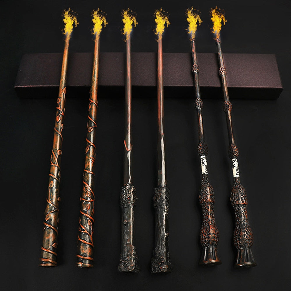 Fire Magic Wand Around Halloween Props Scepter