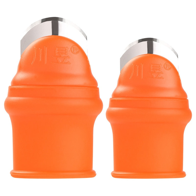 1 Set Silicone Finger Protector With Thumb Knife