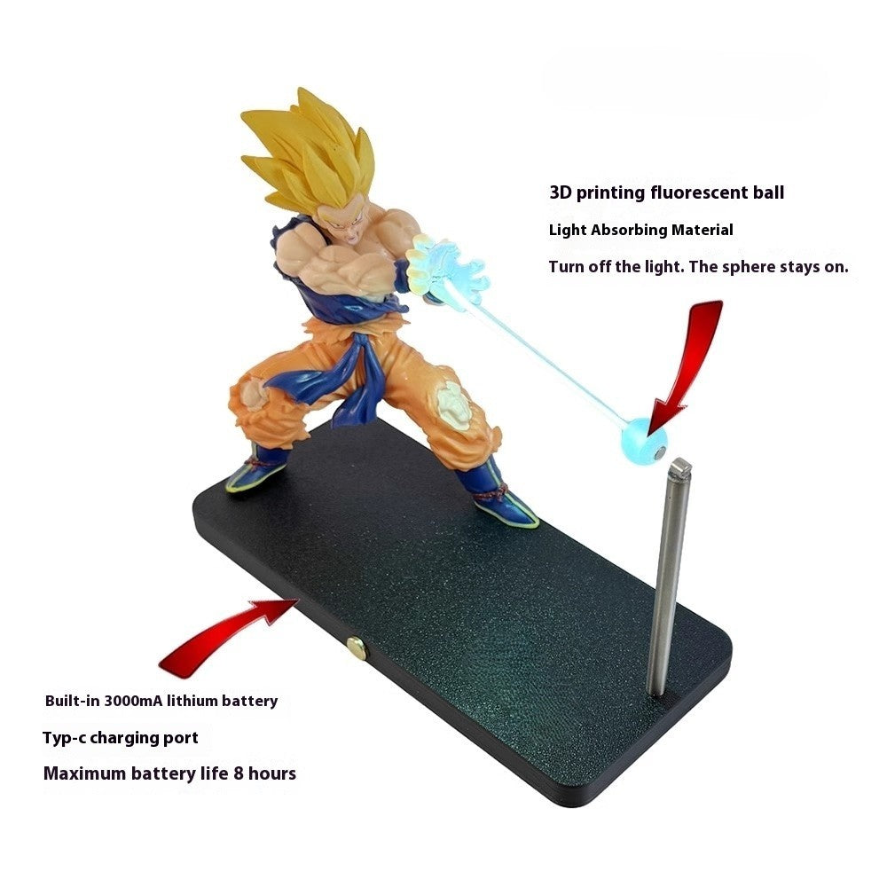 Goku Magnetic Night Light Desk Decoration