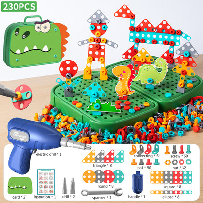 Electric Drill Screw Nut Assembly 3D Puzzle Toy