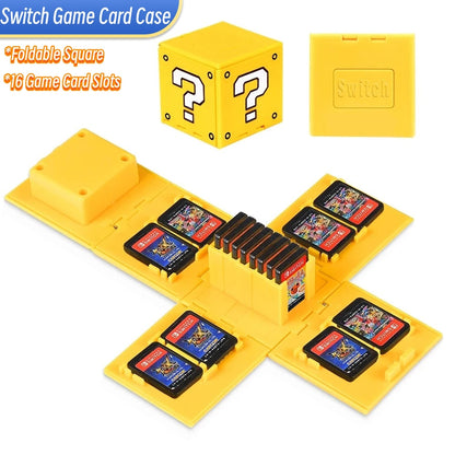 Foldable 16 Slots Game Cards Portable Storage Box for Switch/Lite/OLED Card Case