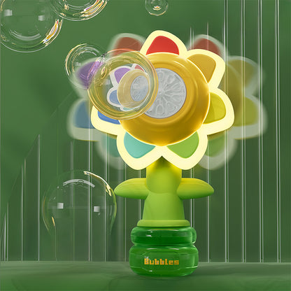 Electric Automatic Sunflower Bubble Machine