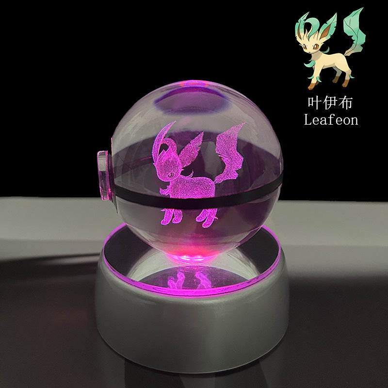 Pokemon 3D Crystal Ball with Base