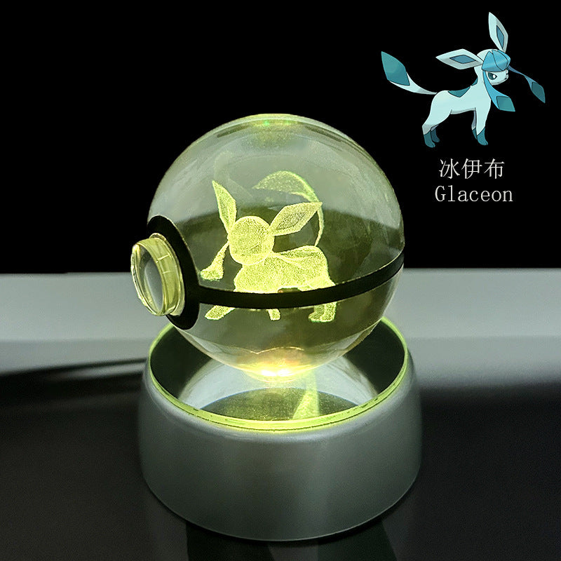 Pokemon 3D Crystal Ball with Base