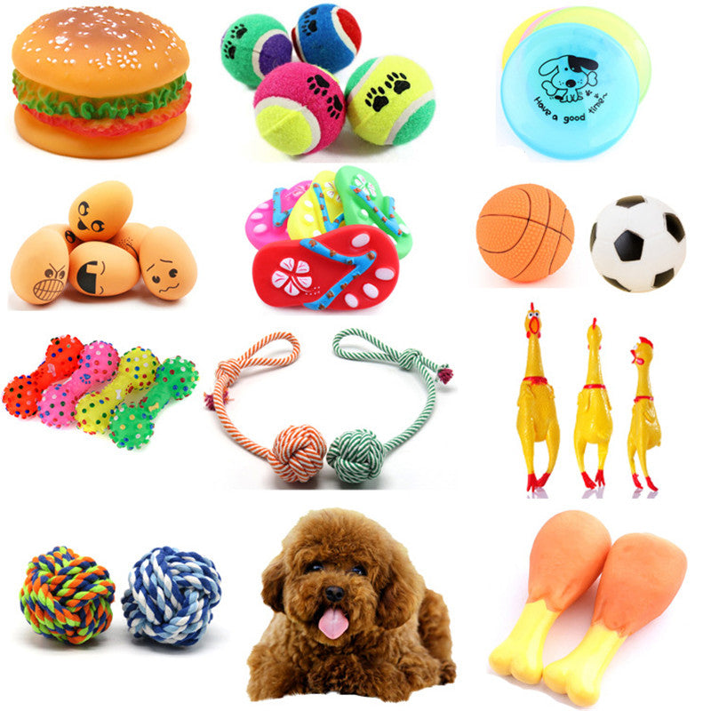 Fashion Rubber Squeak Toys for Dog and Cat