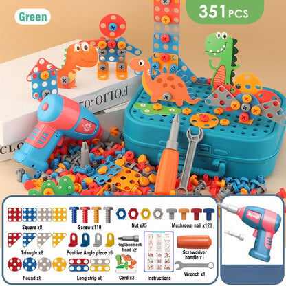 Electric Drill Screw Nut Assembly 3D Puzzle Toy