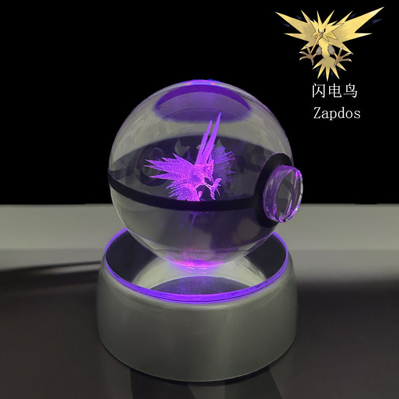 Pokemon 3D Crystal Ball with Base