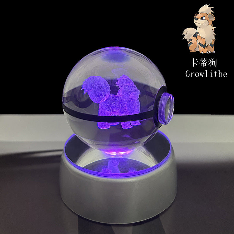 Pokemon 3D Crystal Ball with Base