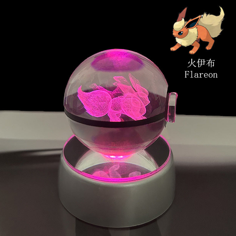 Pokemon 3D Crystal Ball with Base