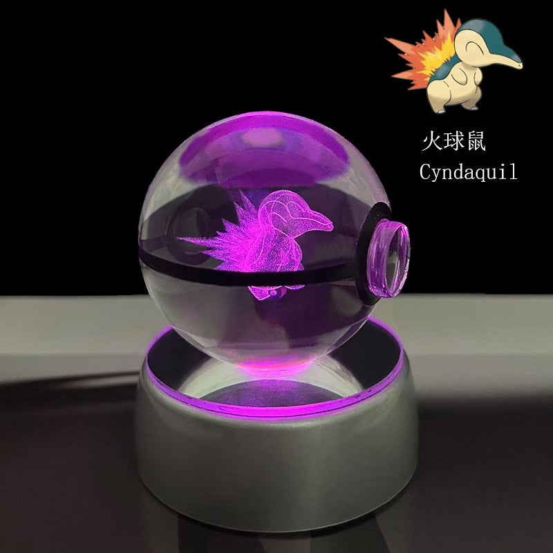 Pokemon 3D Crystal Ball with Base