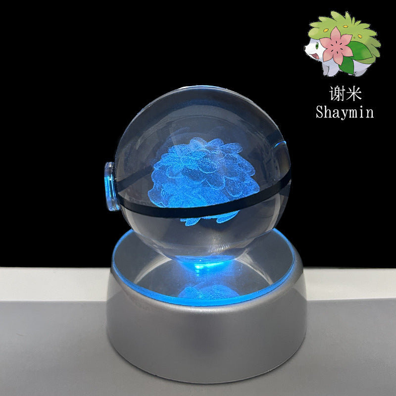 Pokemon 3D Crystal Ball with Base