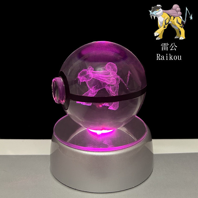 Pokemon 3D Crystal Ball with Base