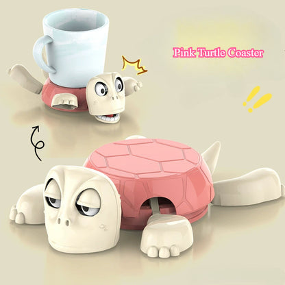 3D Printed Panicked Turtle Coaster Mug Holder
