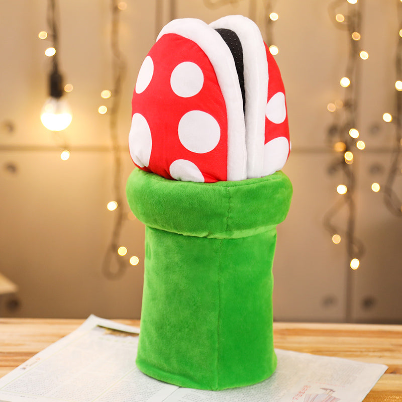 Super Mario Cartoon Mushroom Home Slippers Plush