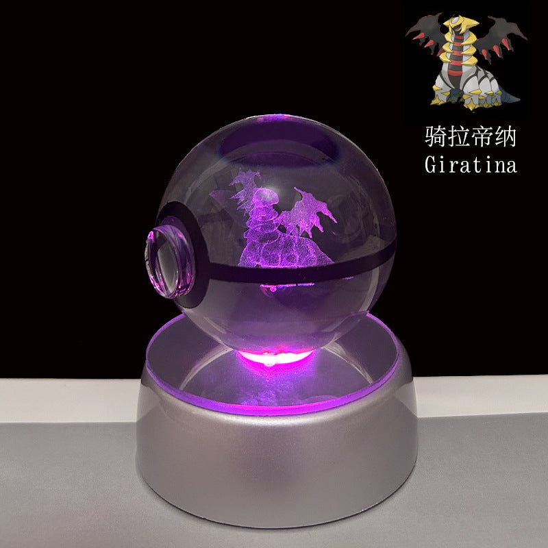 Pokemon 3D Crystal Ball with Base