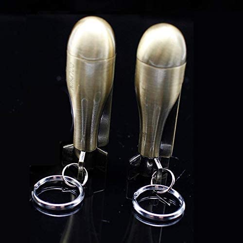 Permanent Match Flint Metal Keychain