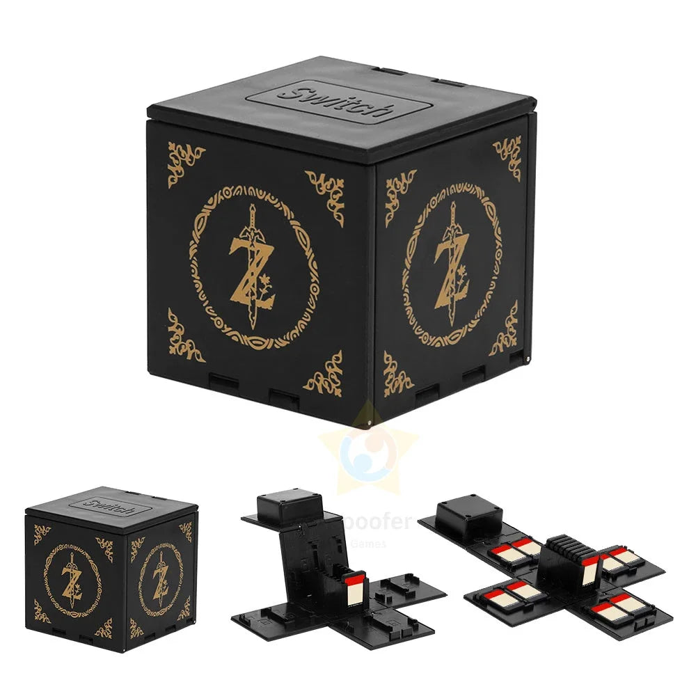 Foldable 16 Slots Game Cards Portable Storage Box for Switch/Lite/OLED Card Case