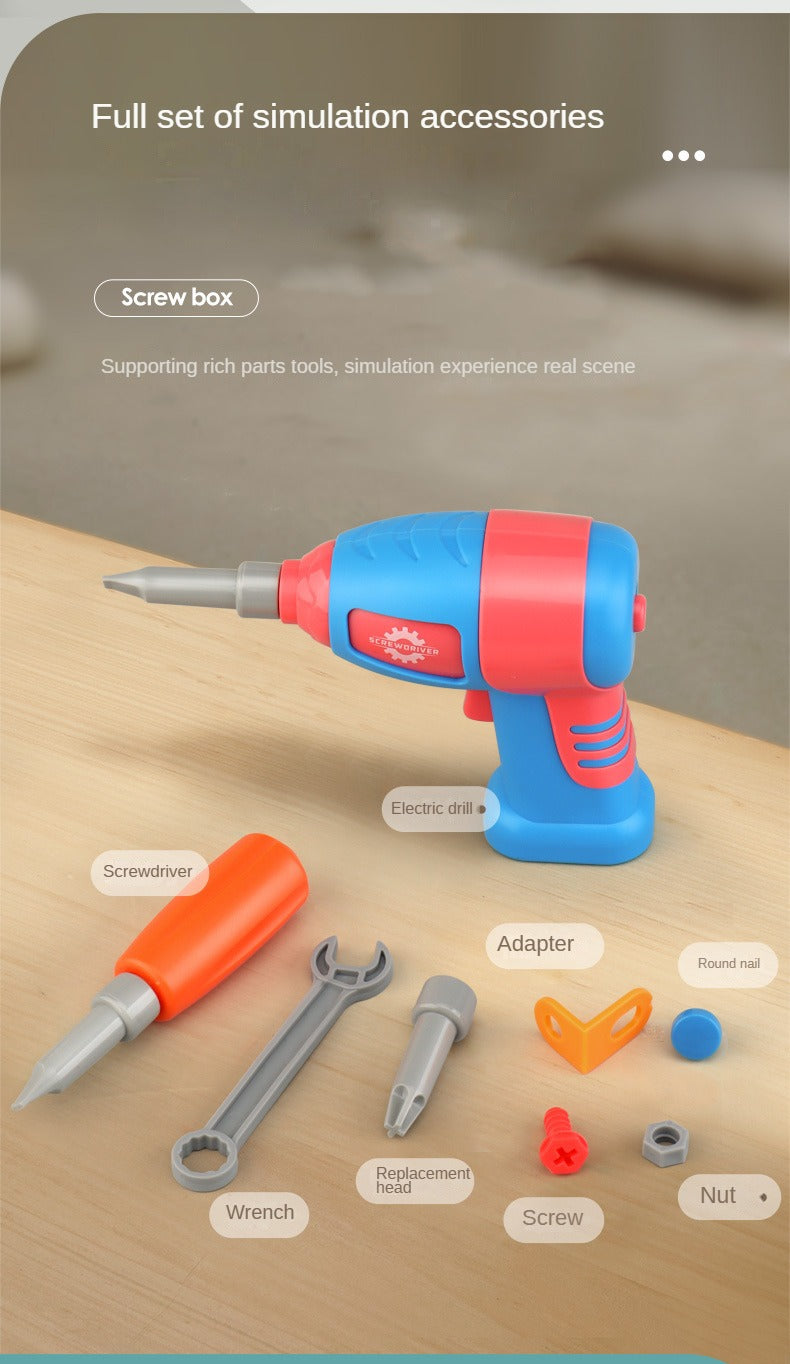 Electric Drill Screw Nut Assembly 3D Puzzle Toy