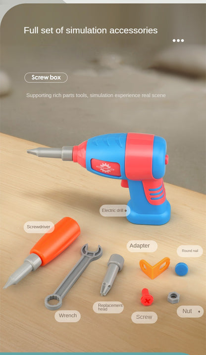 Electric Drill Screw Nut Assembly 3D Puzzle Toy