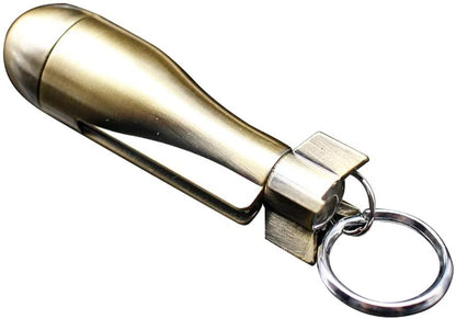 Permanent Match Flint Metal Keychain