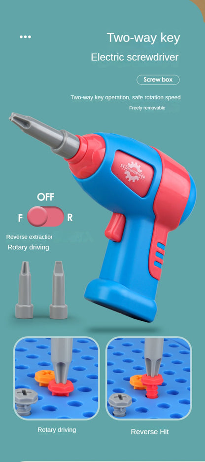 Electric Drill Screw Nut Assembly 3D Puzzle Toy