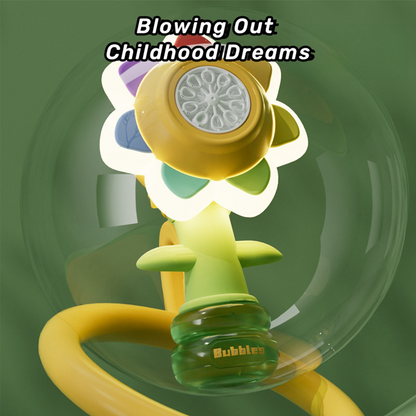 Electric Automatic Sunflower Bubble Machine
