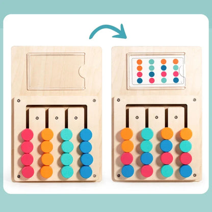 Montessori Wooden Color Shape Matching Toy