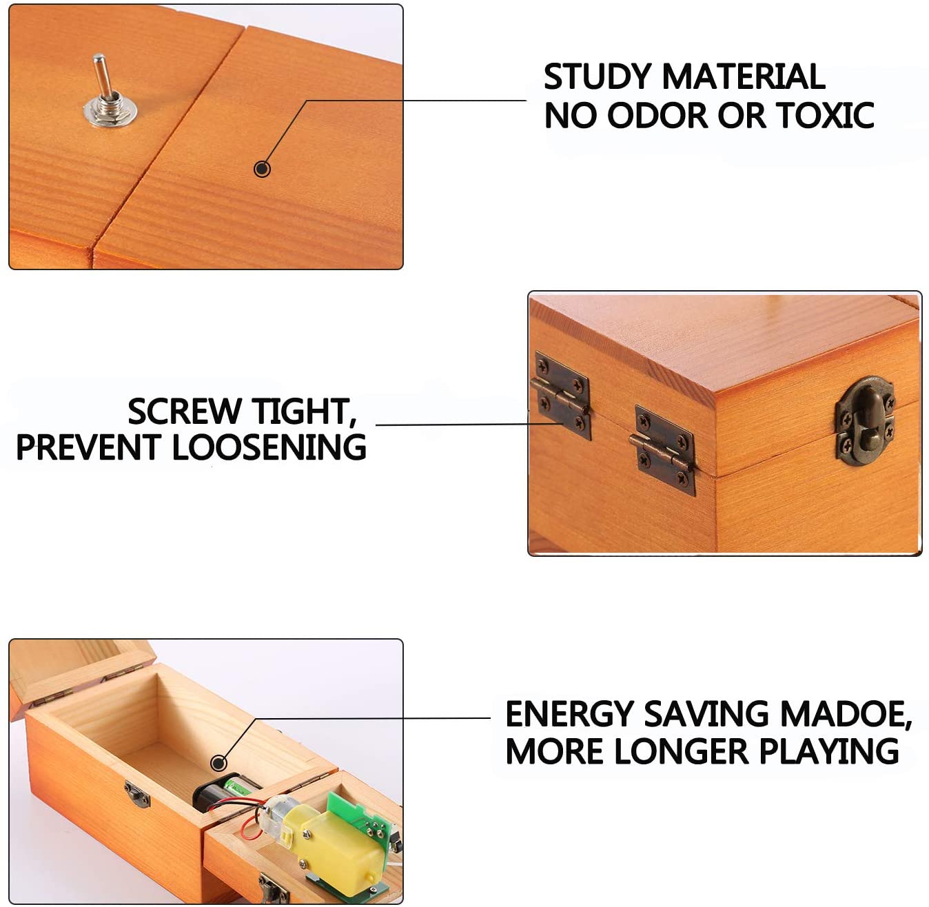 Leave Me Alone Wooden Useless Box