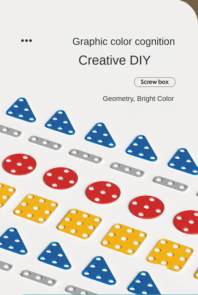 Electric Drill Screw Nut Assembly 3D Puzzle Toy