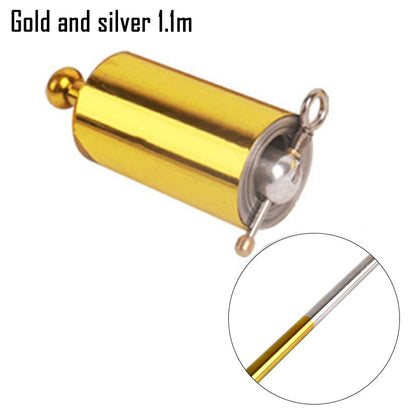 1Pc Stainless Steel Pocket Self-defense Telescopic Stick