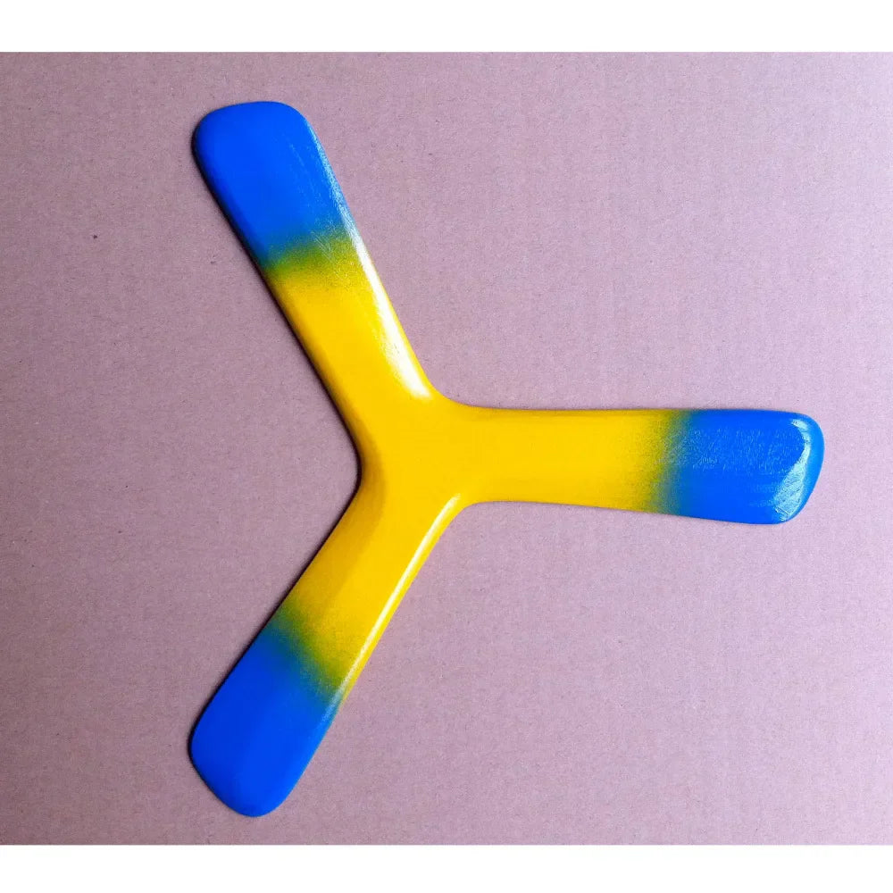 1 Piece Handmade Wood Wooden Boomerang Lawn Toys Sport Can Return