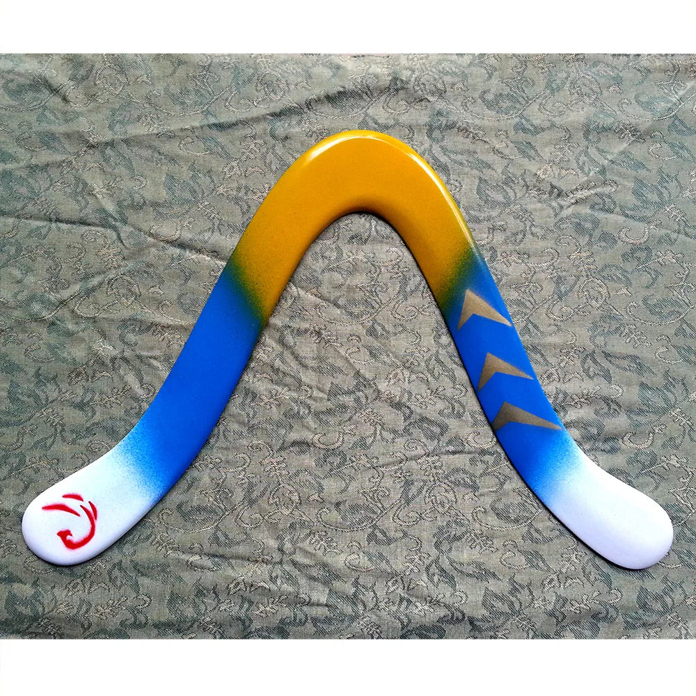 1 Piece Handmade Wood Wooden Boomerang Lawn Toys Sport Can Return