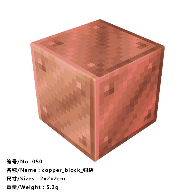 10pcs Magnetic Building Blocks Gold iron diamond Ore Cube Model New Magnet Creative Designer DIY Toys for Children