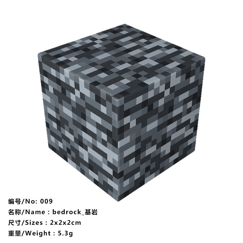 10pcs Magnetic Building Blocks Gold iron diamond Ore Cube Model New Magnet Creative Designer DIY Toys for Children