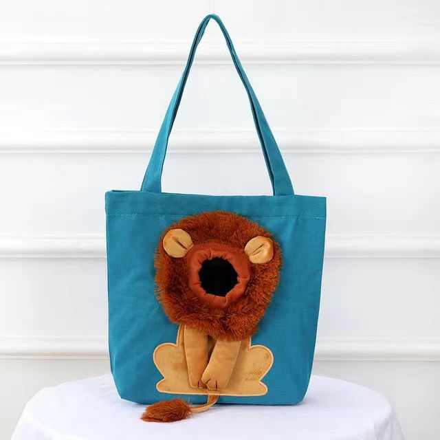 FUNNY LION SHAPED CAT AND DOG CARRYING BAG
