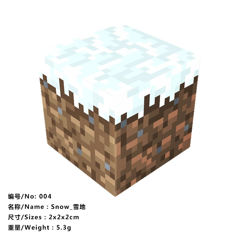 10pcs Magnetic Building Blocks Gold iron diamond Ore Cube Model New Magnet Creative Designer DIY Toys for Children