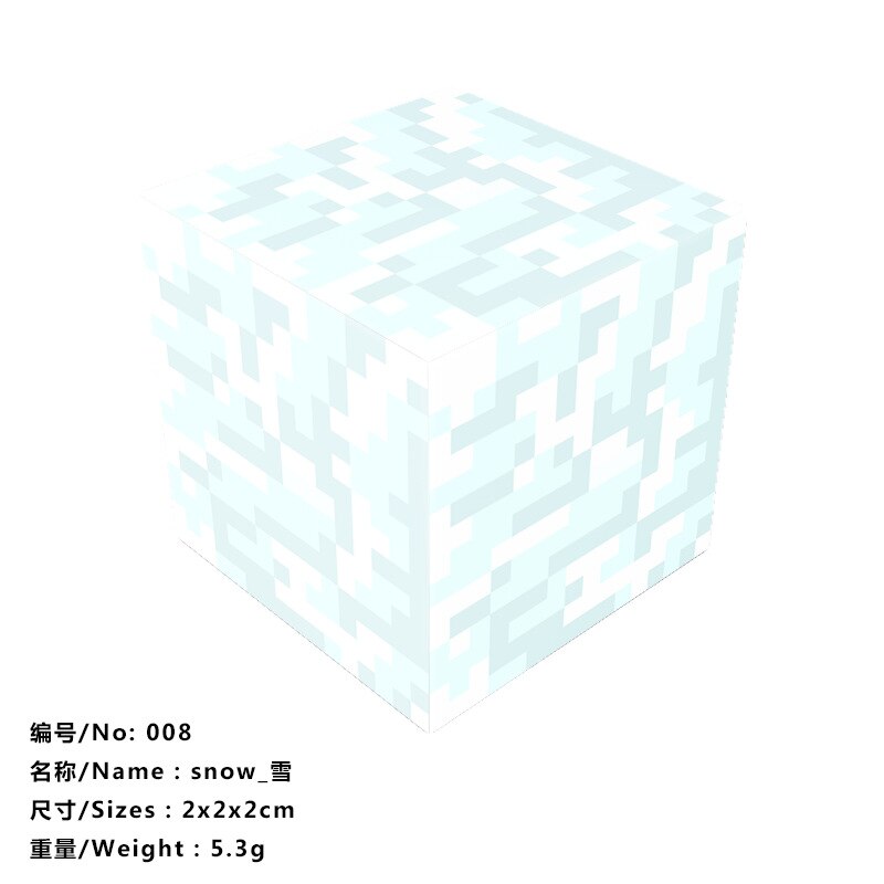 10pcs Magnetic Building Blocks Gold iron diamond Ore Cube Model New Magnet Creative Designer DIY Toys for Children