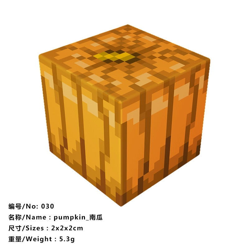 10pcs Magnetic Building Blocks Gold iron diamond Ore Cube Model New Magnet Creative Designer DIY Toys for Children