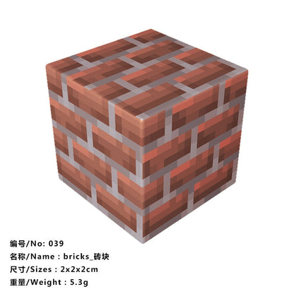 10pcs Magnetic Building Blocks Gold iron diamond Ore Cube Model New Magnet Creative Designer DIY Toys for Children