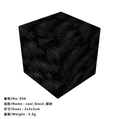 10pcs Magnetic Building Blocks Gold iron diamond Ore Cube Model New Magnet Creative Designer DIY Toys for Children