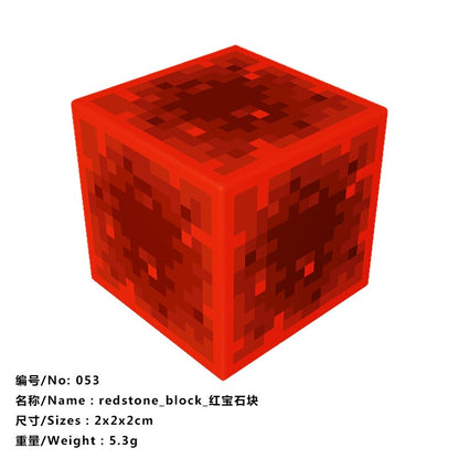 10pcs Magnetic Building Blocks Gold iron diamond Ore Cube Model New Magnet Creative Designer DIY Toys for Children