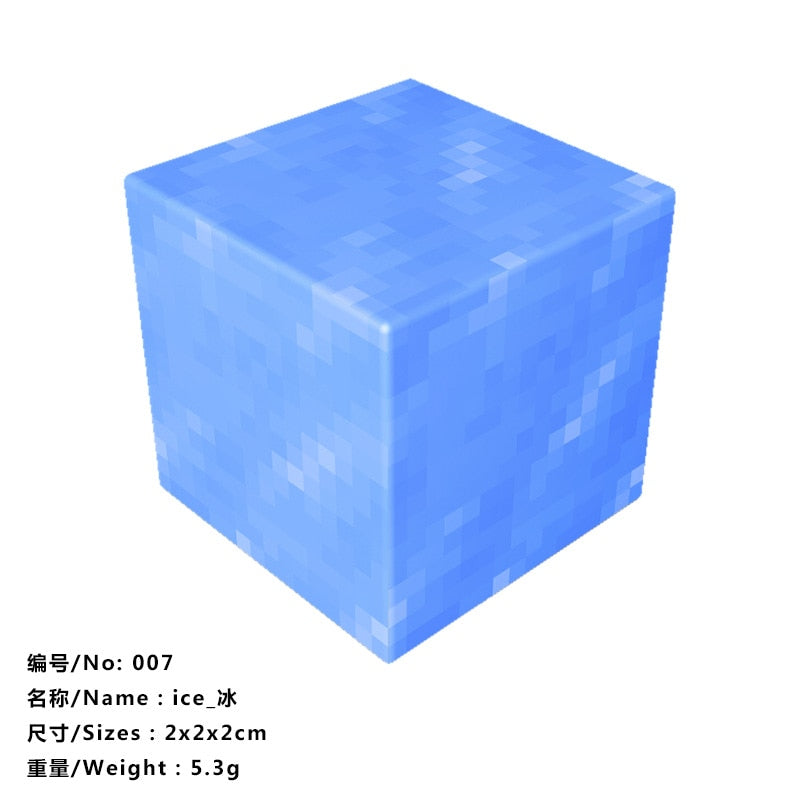 10pcs Magnetic Building Blocks Gold iron diamond Ore Cube Model New Magnet Creative Designer DIY Toys for Children