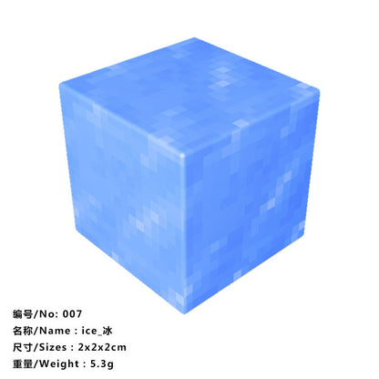 10pcs Magnetic Building Blocks Gold iron diamond Ore Cube Model New Magnet Creative Designer DIY Toys for Children