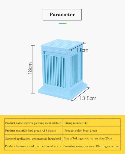 Wear Meat Stainless Steel Skewers