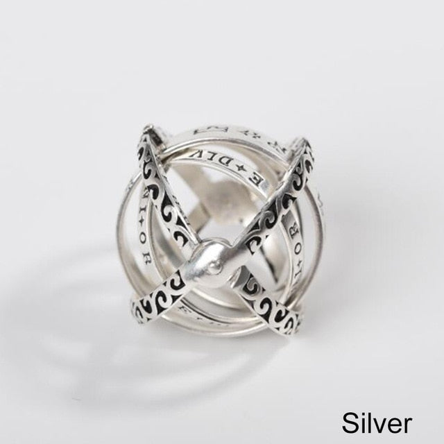 Creative Astronomical Sphere Ball Ring