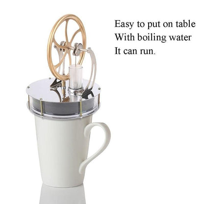 Low Temperature Stirling Engine Motor Steam