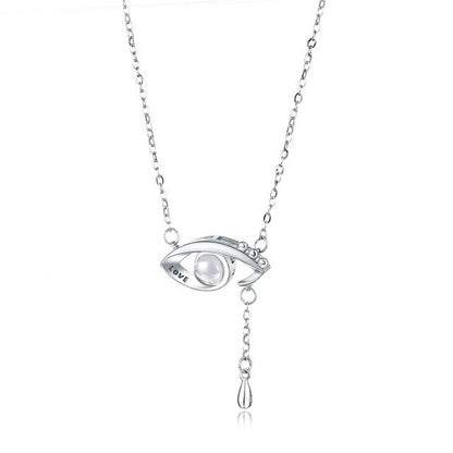 Rose Gold 100 Languages I Love You Projection Pendant Necklace