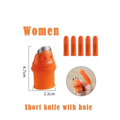 1 Set Silicone Finger Protector With Thumb Knife
